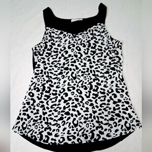Ricki's Monochrome Leopard Print Blouse